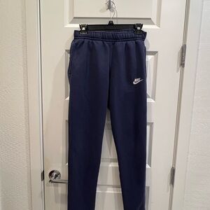 Nike Men’s Navy Blue Fleece Joggers